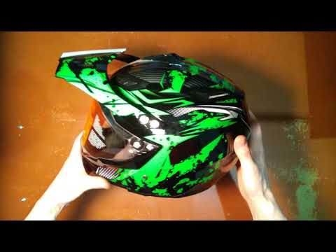 Видео: Распаковка и обзор шлема с Aliexpress