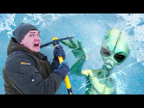 Видео: Эти опасные и жуткие находки мы нашли во льдах, где упала летающая тарелка!