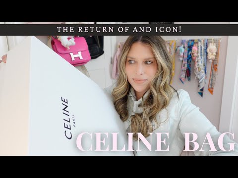 Видео: РАСПАКОВКА СУМКИ! 👜 Распаковка багажа Celine Smile | Возрождение любимой вещи Фиби Файло от Майкл...