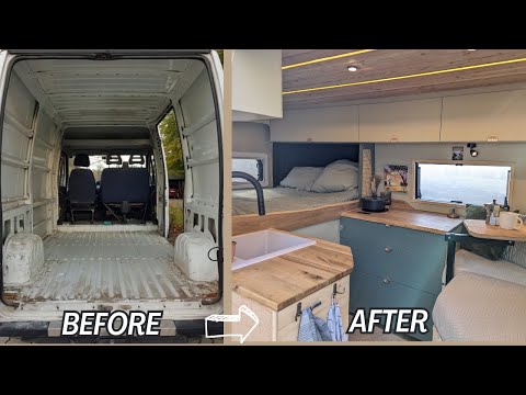 Видео: Бюджетные Дешевые 4200€ Campervan Motorhome самостоятельная постройка низкие навыки начать фиш