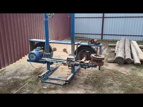 Видео: Моя самодельная пилорама. уже много лет в работе...