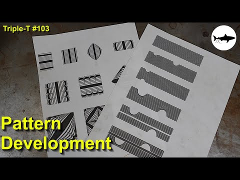 Видео: Triple-T # 103 - Дамасские узоры - вопрос зрителя и раздавленные-W
