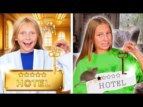 Видео: Богатый vs Бедный ОТЕЛЬ Челлендж!