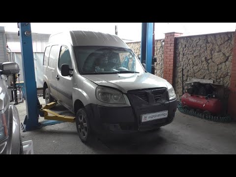 Видео: Замена переднего сальника и шкива коленвала на FIAT Doblo Cargo 1,3 Multijet  Фиат Добло 2008