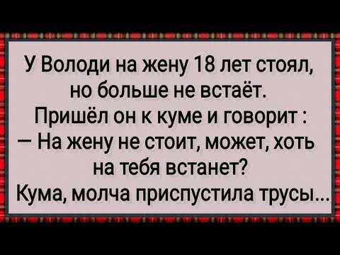 Видео: Как у Володи На Жену Перестал Вставать! Сборник Свежих Анекдотов! Юмор!