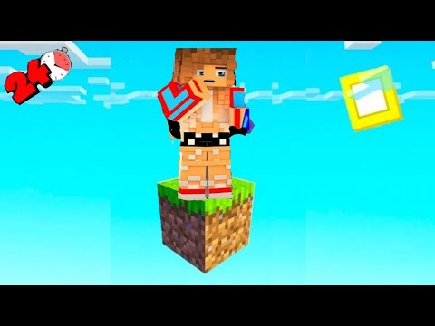 Видео: Выживаю 24 часа На одном Блоке в Майнкрафт