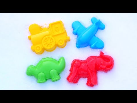 Видео: Развивающее видео для самых маленьких — Учим цвета, учим счет, лепим куличики — Формочки для малышей