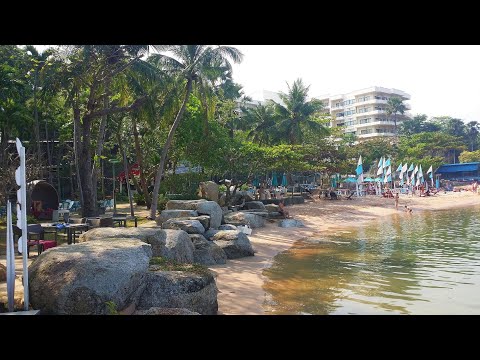 Видео: Паттайя-2023. Отель"Garden Sea View" Большая территория, парковая зона. Шале, пляж, бассейн, цветы.