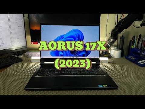 Видео: Как разобрать Gigabyte AORUS 17X (2023), обслуживание и чистка. RTX 4090. Disassembling AORUS 17X.