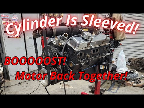 Видео: Двигатель чувака снова в строю после того, как он разбил цилиндр и загильзовал его!!