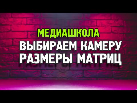 Видео: Как выбрать камеру? Урок№1 Понятие о матрицах! #ВыбираемКамеру #Сенсор