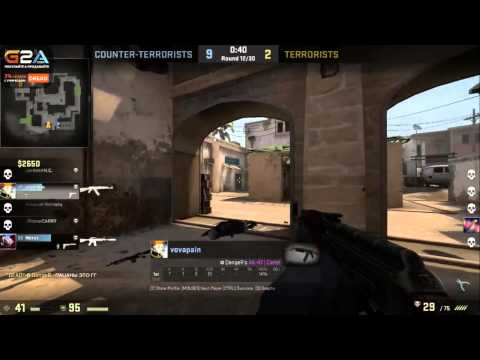 Видео: Dread, Nexus, vovapain [15 июл 2015] CS:GO. Битва инвалидов