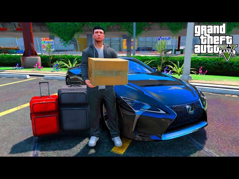 Видео: РЕАЛЬНАЯ ЖИЗНЬ В GTA 5 - ПРИЛЕТЕЛ В ЛОС-САНТОС и СНЯЛ LEXUS НА ВРЕМЯ! 🐶
