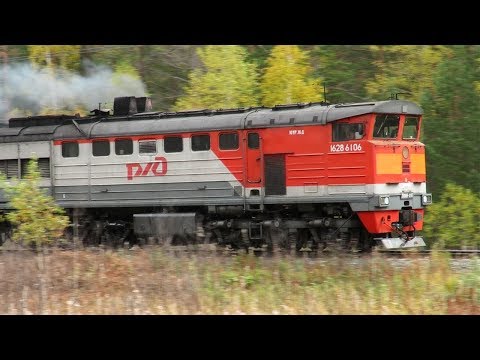 Видео: Какой звук вам больше нравится? Тепловоз 2ТЭ116 или 2ТЭ10У