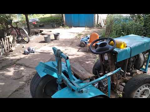 Видео: Самодельный мини трактор Зид 4.5