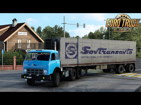 Видео: Волжский - Самара (RU) 🚚 Маз 515 🐮 СовТрансавто