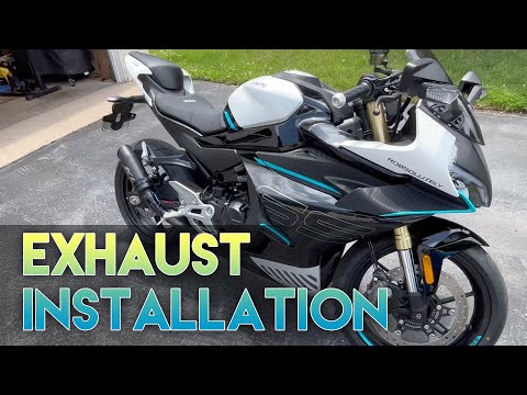 Видео: Установка выхлопной системы Slip-On на CFMOTO 450SS: пошаговое руководство