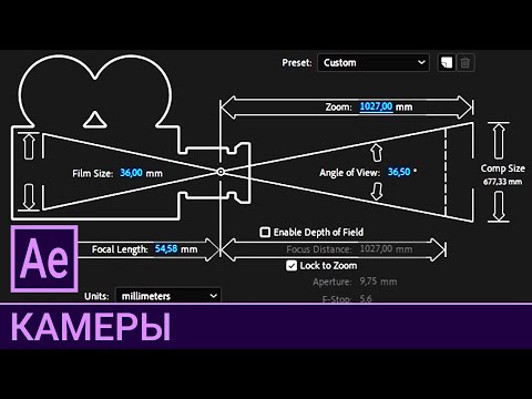 Видео: AE 4.4. Камеры и их настройки / After Effects