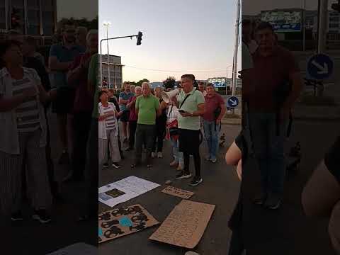 Видео: Протест во скопската населба Аеродром, 18 септември 2025