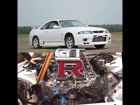 Видео: Первый в мире! R33 GT-R на V8 + BIG TURBO!!!