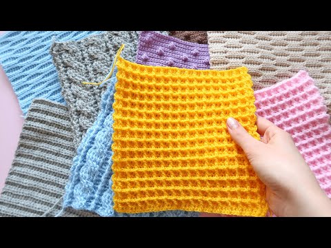 Видео: Вяжем плед мотивами. УЗОР 2