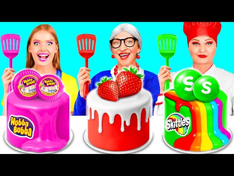 Видео: Кулинарный Челлендж: Я против Бабушки | Фантастическая Кулинарная Битва от AZaZa Challenge