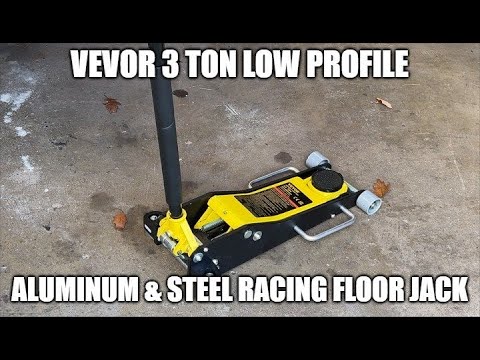 Видео: Низкопрофильный гоночный домкрат VEVOR из алюминия и стали грузоподъемностью 3 тонны — канал восс...