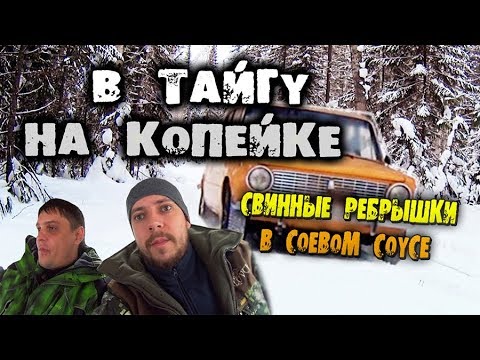 Видео: Рыбалка. Свиные Рёбрышки на костре. В тайгу на копейке! Кубатура