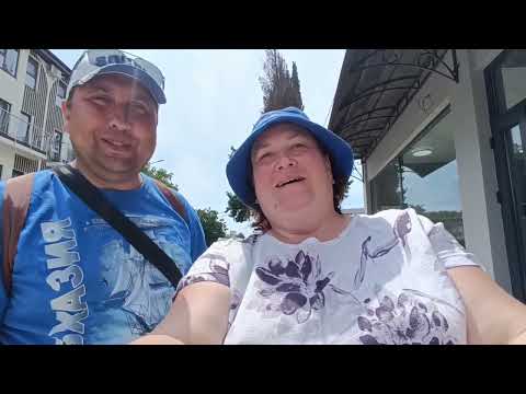 Видео: Абхазия Пицунда Лдзаа день #2 по ул. Рыбзаводской до ул.Речной/магазины, лавки, шашлыки/отели