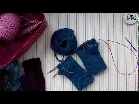 Видео: Митенки на magic loop. Часть 2