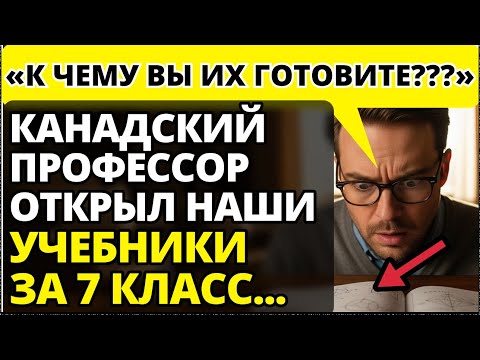 Видео: Канадец заглянул в наши учебники за 7 класс и чуть не заплакал от стыда!