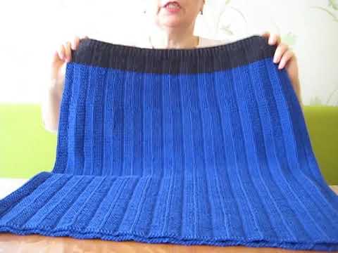 Видео: Вязание спицами, летний костюм для полненьких, видеоотчет о проделанной работе