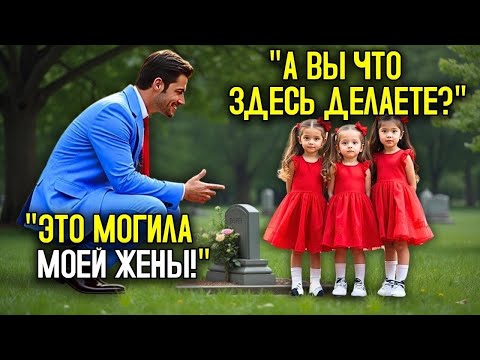 Видео: Восьмилетние Тройняшки Не Знали, Что У Них Есть Отец, Пока Не Встретили Его На Могиле Матери
