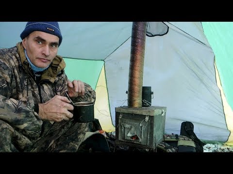 Видео: Печка для зимней палатки (рыбалки).