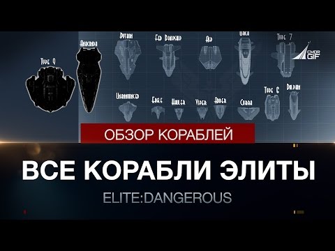 Видео: Elite:Dangerous - Обзор всех кораблей Элиты