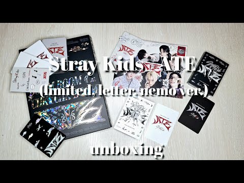 Видео: 🔥Распаковка Stray Kids - ATE (limited, letter, nemo ver.)🔥 | Unboxing kpop album