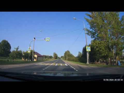 Видео: Дорога г. Печоры - г. Псков. 18 августа 2024 г.