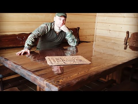 Видео: Шикарная идея DIY который стоит повторить! КАК СДЕЛАТЬ НЕОБЫЧНЫЙ СТОЛ  Крутая самоделка! Лиственница