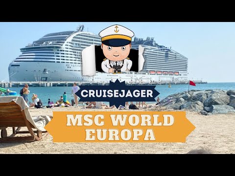 Видео: MSC World Europa Полная экскурсия по кораблю — 4K (HDR)