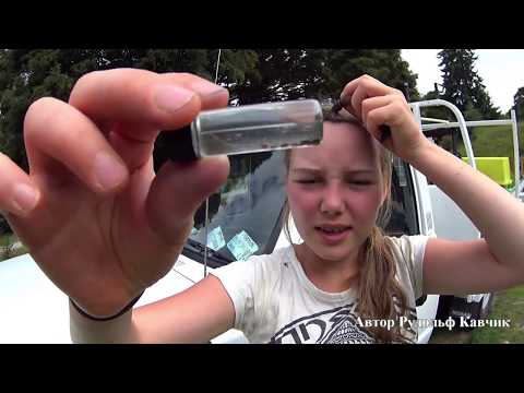 Видео: Как добывают золото в ручье с помошью шлюза