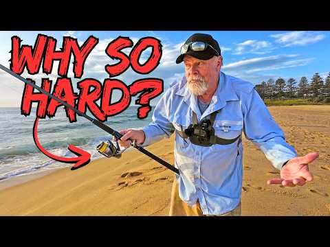 Видео: Рыбалка на пляже может быть ЛЕГКОЙ — если не усложнять!