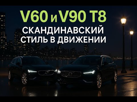 Видео: V60 и V90 T8 — скандинавский стиль в движении. Честный обзор и тест-драйв.