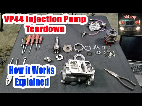 Видео: Разборка инжекторного насоса VP44 — как это работает