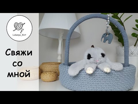 Видео: 🐈лежанка для ПИТОМЦЕВ🐱 из трикотажной пряжи 🐕