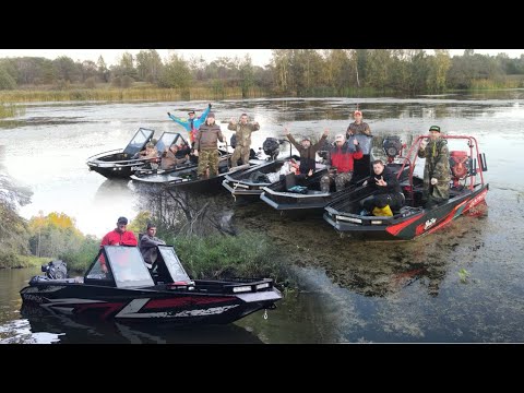 Видео: Лодки ГУНЧ болотоходы по заросшей реке Нерль это было НЕЗАБЫВАЕМО