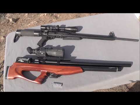 Видео: AirForce Texan .457 против AEA Challenger .457.