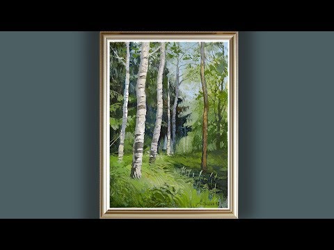 Видео: "Ритм в пейзаже. Живопись маслом." Художник Алексей Епишин