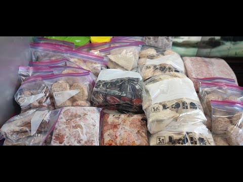 Видео: Заготовки полуфабрикатов в морозилку / Preparation of semi-finished products in the freezer