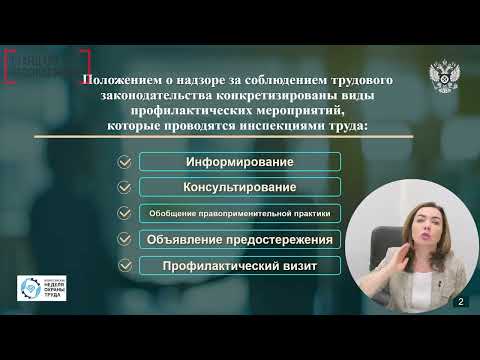 Видео: 26.04.2023 г. Профилактические визиты и контрольно-надзорная деятельность ГИТ в 2023 году.
