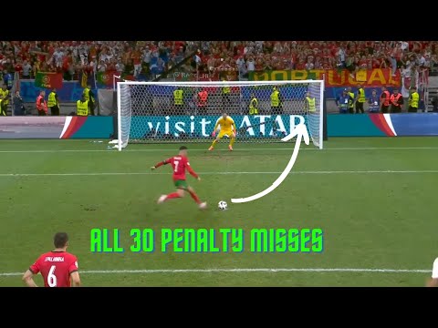 Видео: Все промахи Криштиану Роналду с пенальти в его карьере 2006-2024